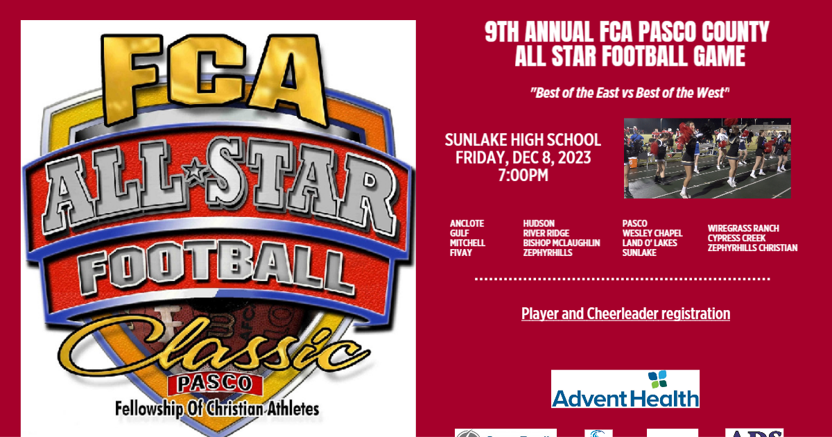 9th Annual FCA Pasco County All Star Football Game